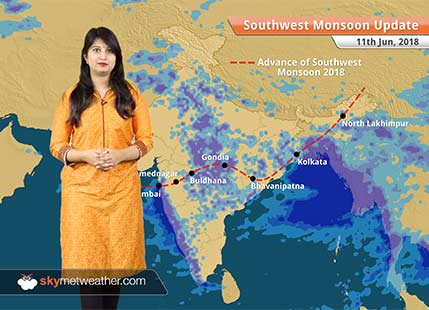 Monsoon Forecast for June 12, 2018: Monsoon to remain active over Konkan, Goa, Kerala, Coastal Karnataka