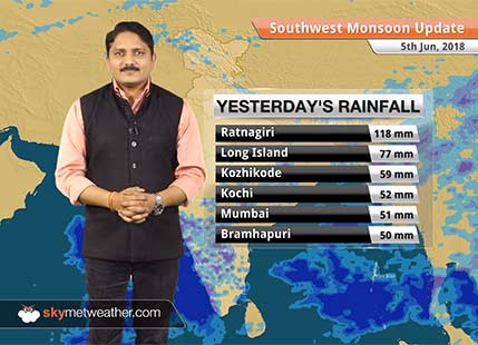 Monsoon Forecast for June 6, 2018: Monsoon in Mumbai, Hyderabad, Konkan Goa coming soon