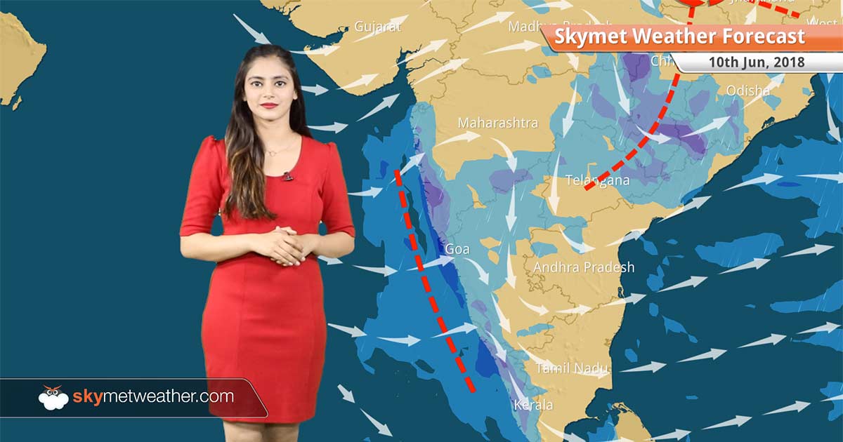 Weather Forecast For June 10 Rain In Mumbai Kolkata Delhi And Jaipur Skymet Weather Services