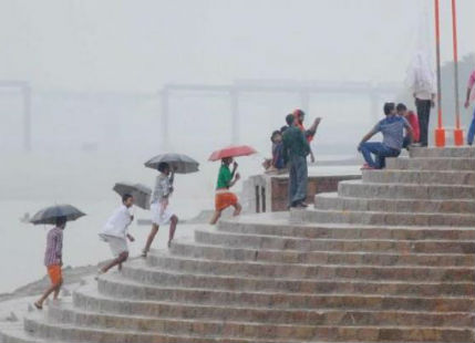 Rain in Varanasi