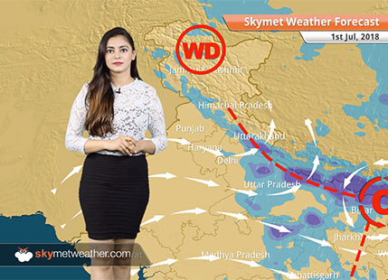 Weather Forecast for July 1: Heavy rain in Himachal, Kashmir, landslide likely; Delhi rains to continue
