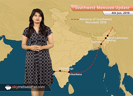 Monsoon Forecast for June 5, 2018: Monsoon arrives in Chennai, Bengaluru; Mumbai, Hyderabad not far behind