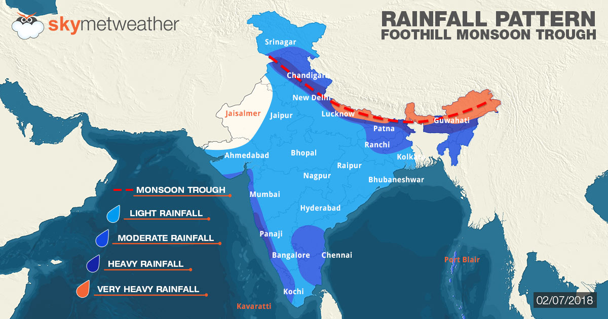Know all about Monsoon trough, the backbone of Southwest Monsoon
