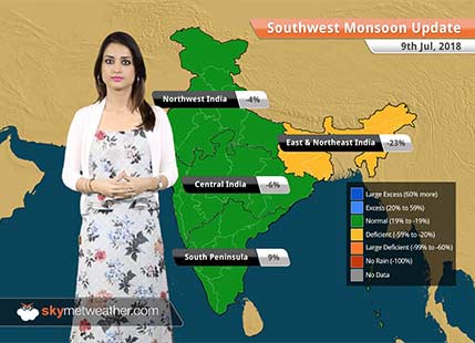 Monsoon Forecast for July 10, 2018: Monsoon rain in Mumbai, Maharashtra, Coastal Karnataka