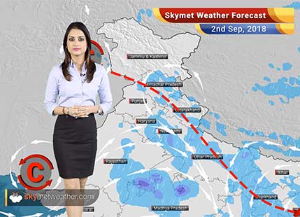 Weather Forecast for Sep 2: Rain in Delhi, Uttarakhand, Northeast India