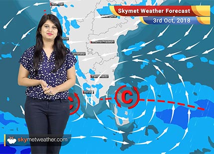 Weather Forecast for Oct 3: Rain in Kerala, Tamil Nadu, hot weather in Rajasthan, Gujarat