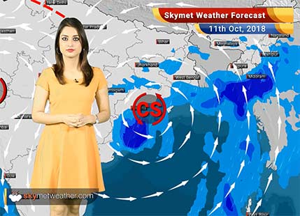 Weather Forecast for Oct 11: Cyclone Titli to give heavy rain in Odisha, Andhra, West Bengal