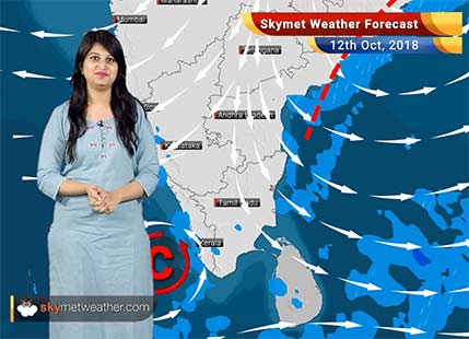 Weather Forecast for Oct 12: Cyclone Titli to weaken; rain in Odisha, Jharkhand, West Bengal