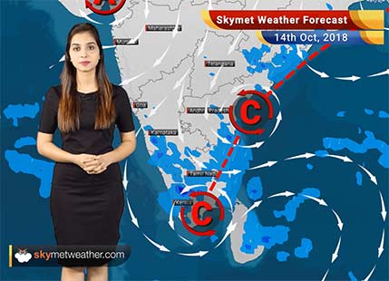 Weather Forecast for Oct 14: Developing Weather System to bring back rains in Kerala, Andhra Pradesh and Tamil Nadu 