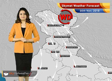 Weather Forecast for Nov 30: Rains over Tamil Nadu, Kerala and Karnataka; Rest India to remain dry