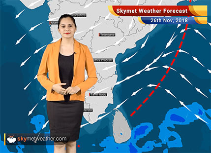 Weather Forecast for Nov 26: Rain in Interior Tamil Nadu and parts of Kerala