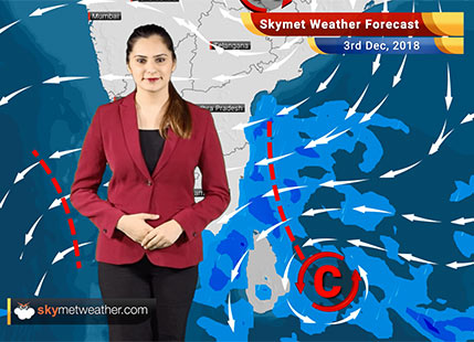 Weather Forecast for Dec 3: Rain in Tamil Nadu, Andhra Pradesh, South Andaman Island