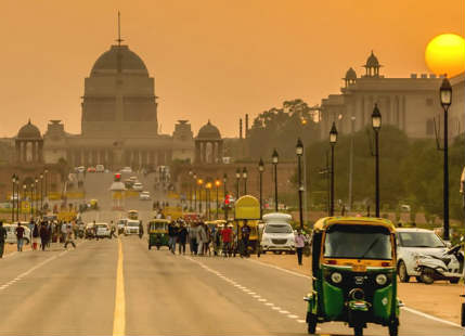 Dry weather in Delhi