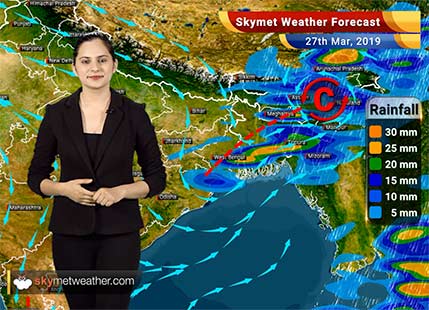 Weather Forecast March 27: Rain in Kolkata, Kerala, Dry weather in Delhi, Hyderabad, Bengaluru