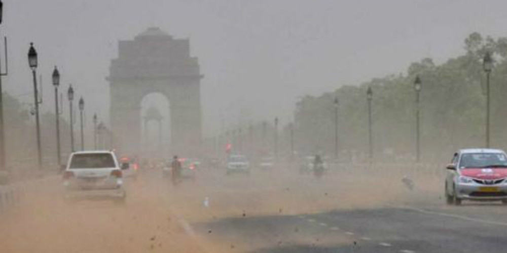 dust storm in Delhi