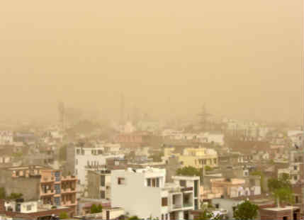 Dust storm in Jaipur