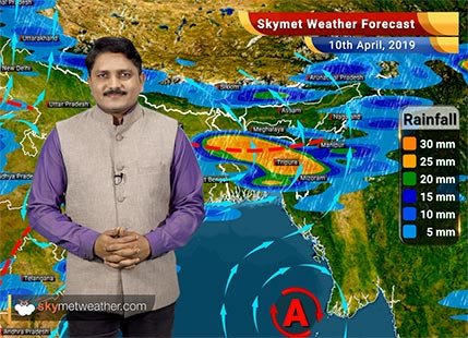 Weather Forecast for April 10: Rain to continue in Bihar, West Bengal and Northeast India