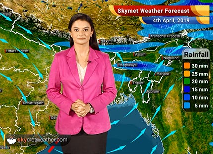 Weather Forecast for April 4: Rain in West Bengal, Sikkim and Northeast India to continue, dust storm in Rajasthan likely