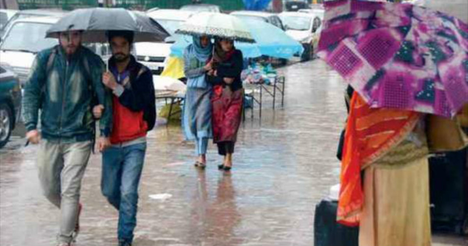 Rain in Kashmir