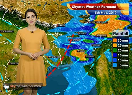 Weather Forecast for May 5: Light to moderate rains in Arunachal Pradesh, Assam and Meghalaya