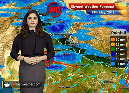 Weather Forecast for May 18: Rain in Kashmir, Himachal, Uttarakhand, Punjab, Haryana, Delhi likely