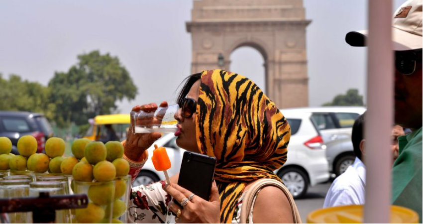 Heat wave in Delhi 
