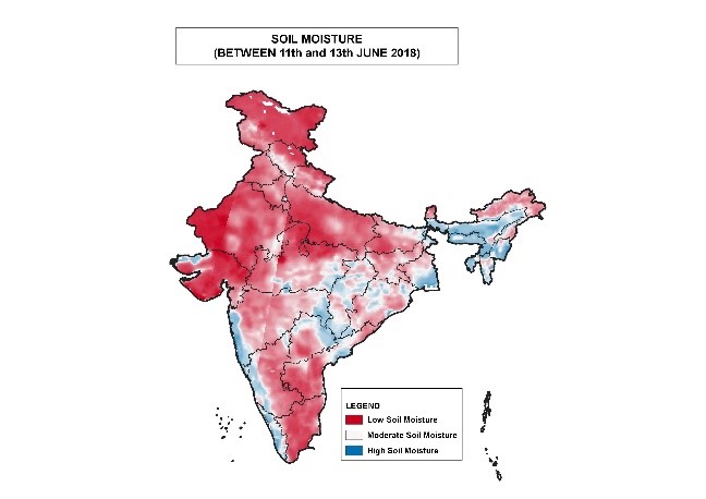 soil moisture in India