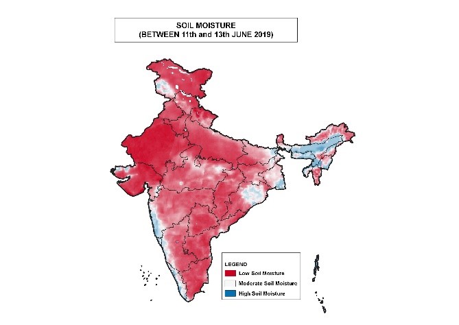soil moisture in India