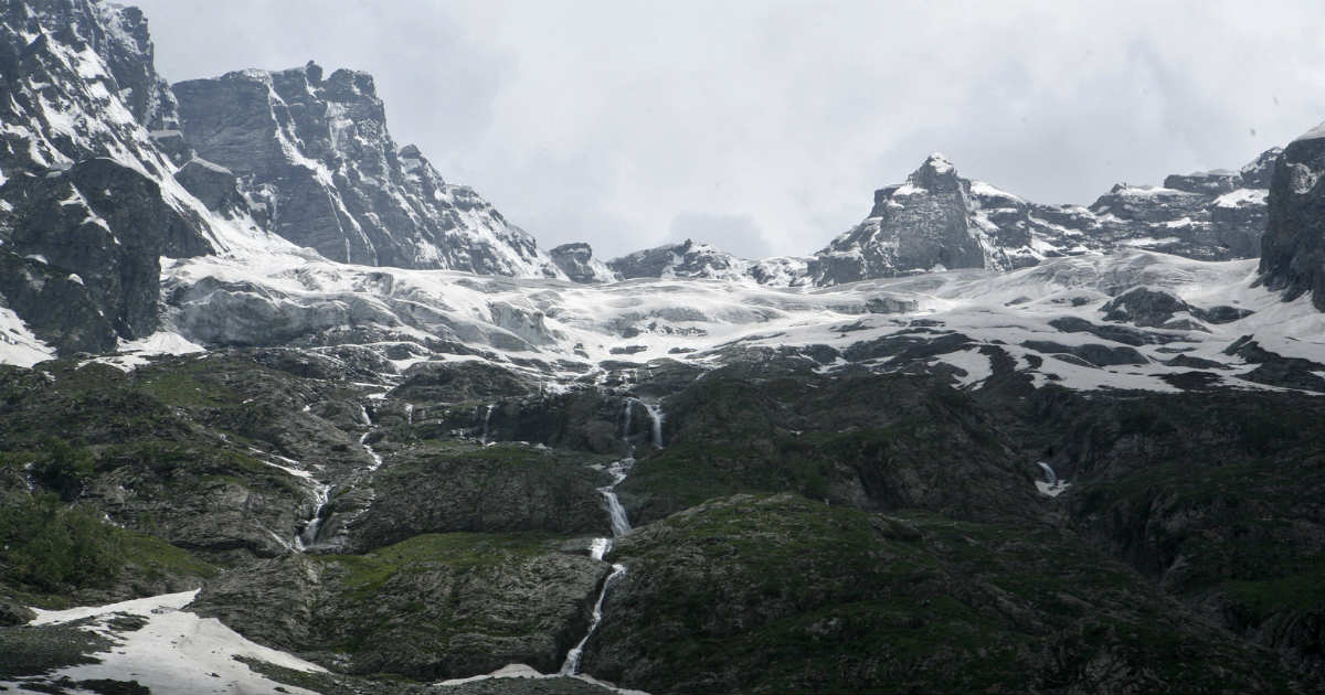 Himalayan glaciers melting, figures doubled