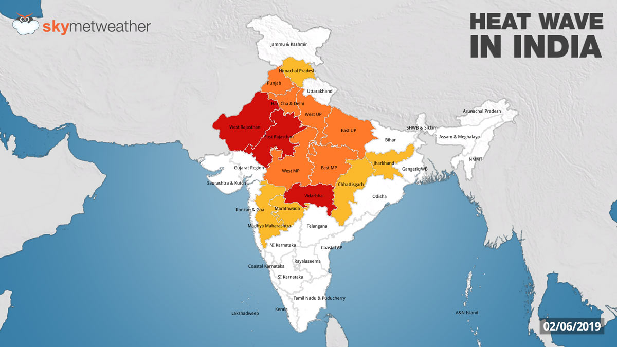 Heat wave in India Heat wave grips the nation, most places under