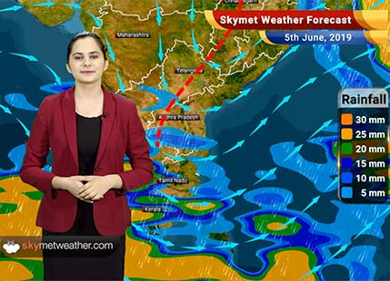 Weather Forecast June 5: Rain in Mumbai, Delhi, Bengaluru, Kolkata, Hyderabad