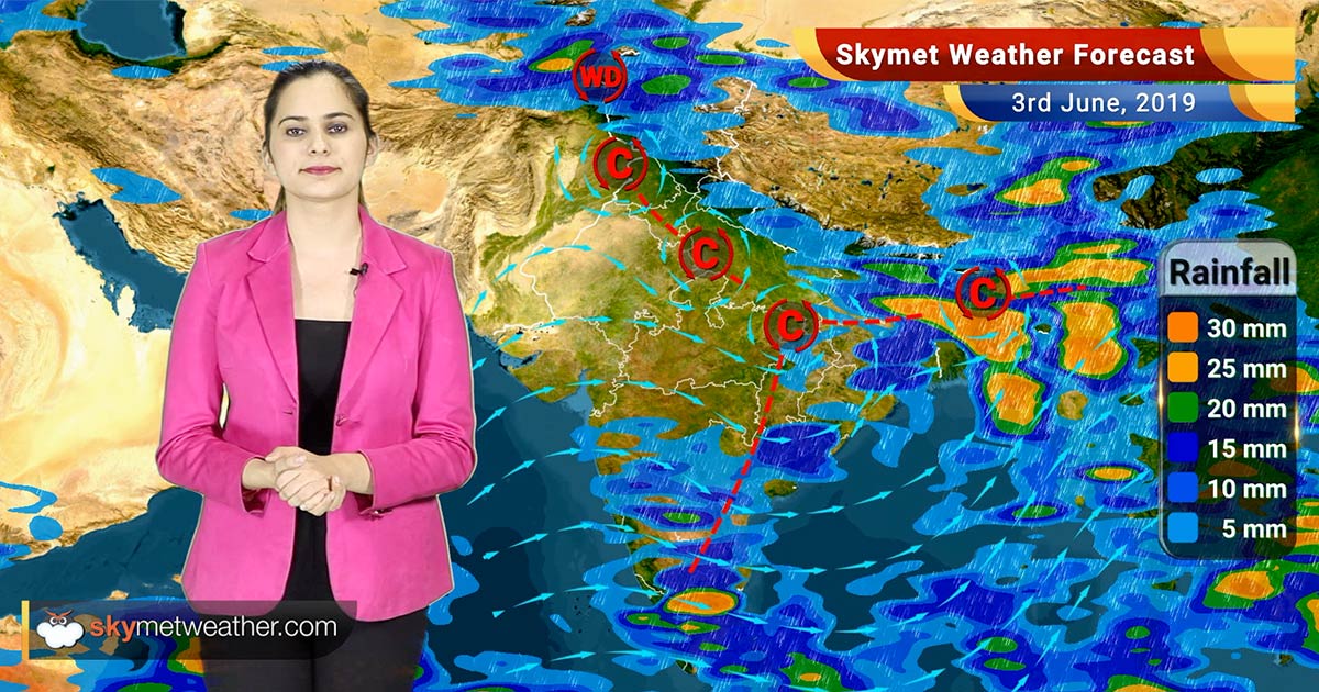 Weather Forecast June 3 Rain In Bengaluru Chennai Kolkata Hyderabad Heat Wave In Delhi 