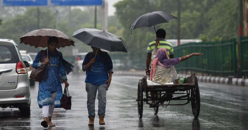 Delhi Rainfall Chart