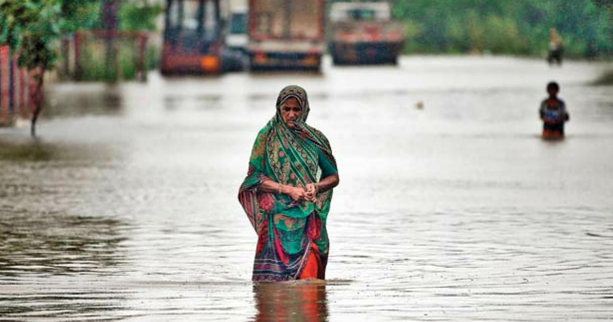 Flooding rains in Gujarat