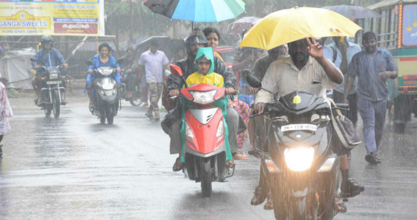 Monsoon Rains in Chennai, Tamil Nadu