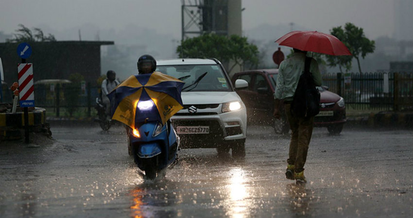 Monsoon rains in Delhi and NCR