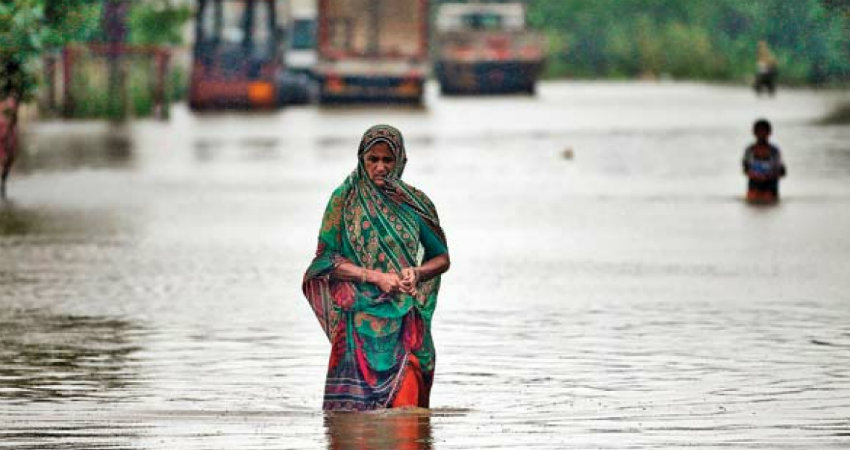 Flooding rains in Gujarat