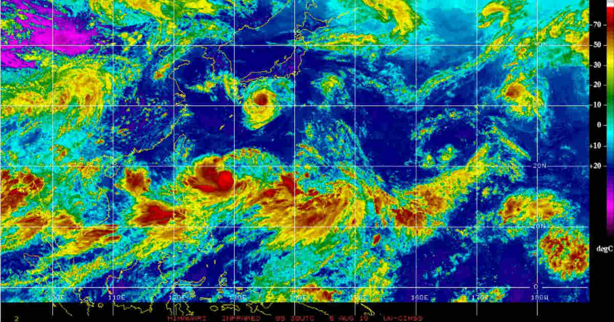 Hat trick of Tropical Storm in Pacific