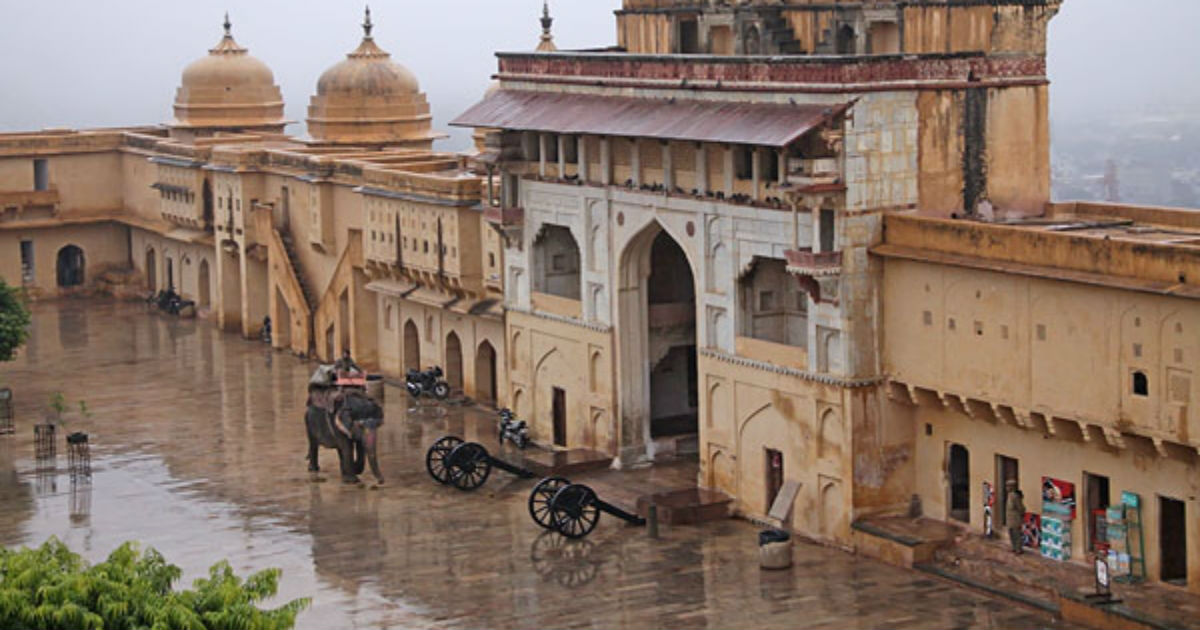 Jaipur rain-clouding