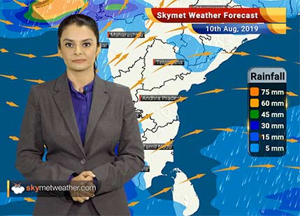 Weather Forecast Aug 10: Moderate rains with few heavy spells in Kerala, Coastal Karnataka, Bhuj and Rajkot