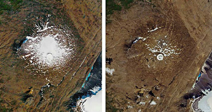 Climate Change Iceland Glacier