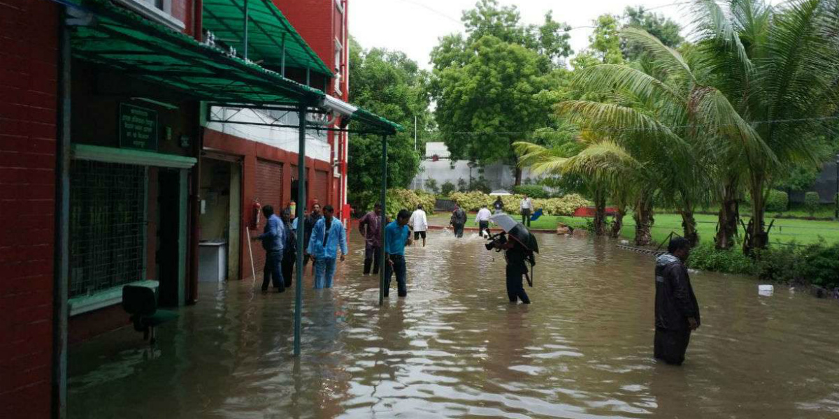 flooding rains in Nagpur
