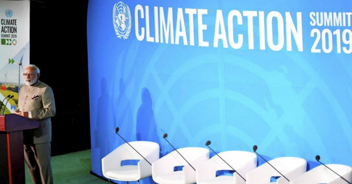Climate Action Summit Modi