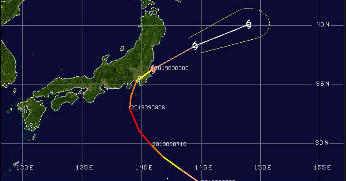 Typhoon Faxai
