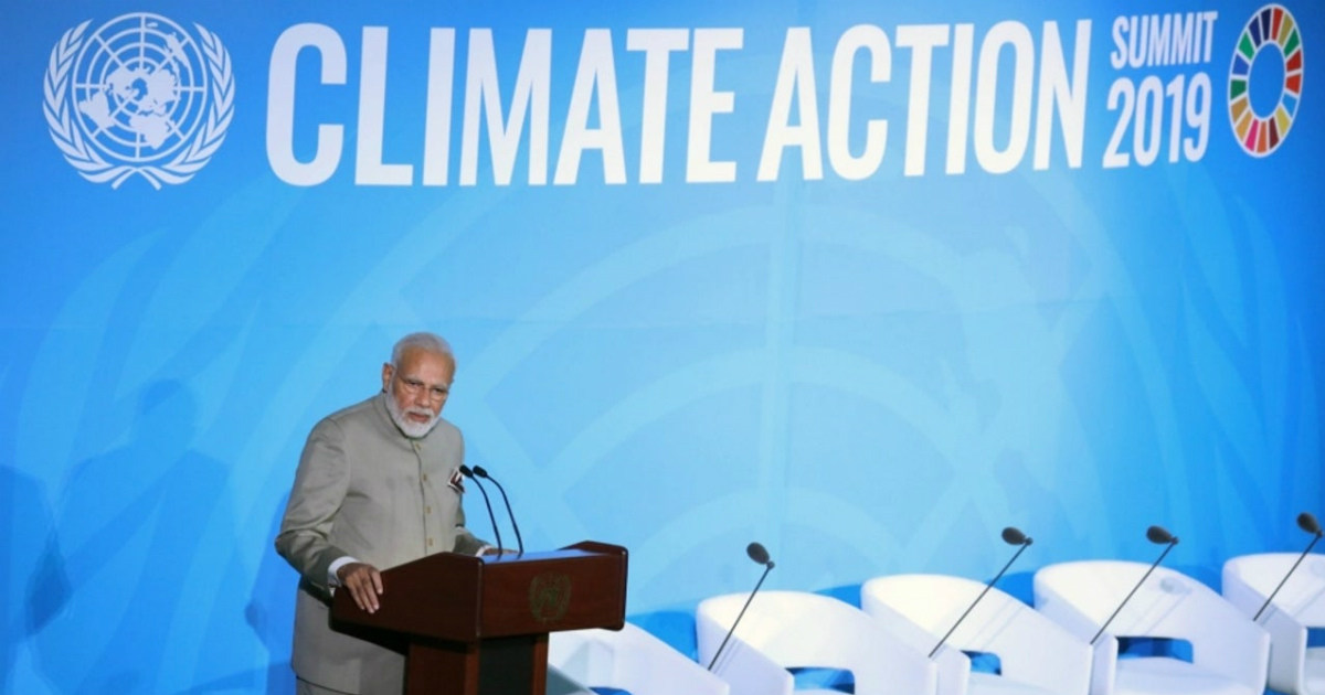 PM Modi at Climate Change summit