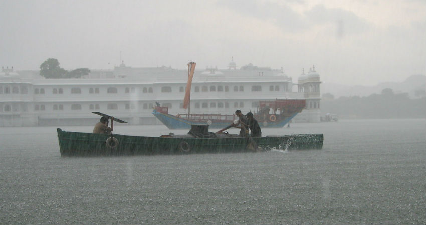 Rain in Udaipur 