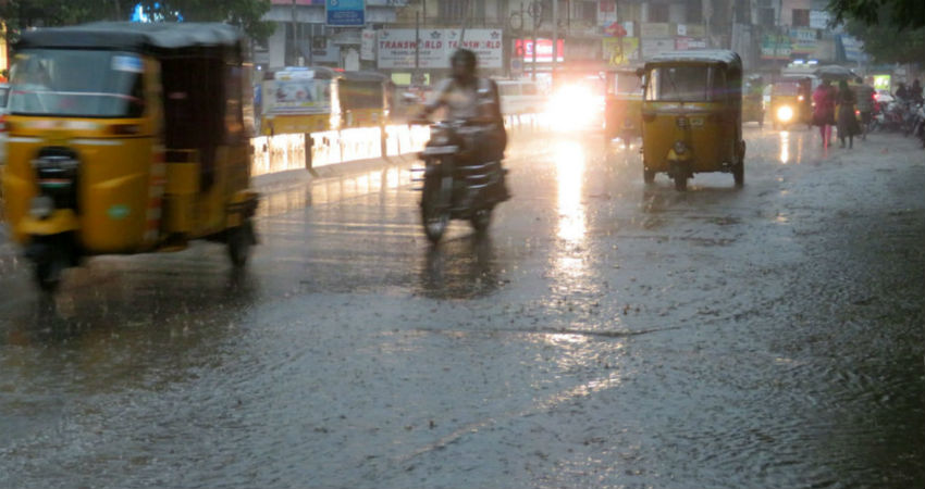 Rain over Andhra Pradesh and Telangana