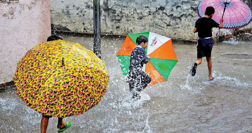 Rain in Northeast India 