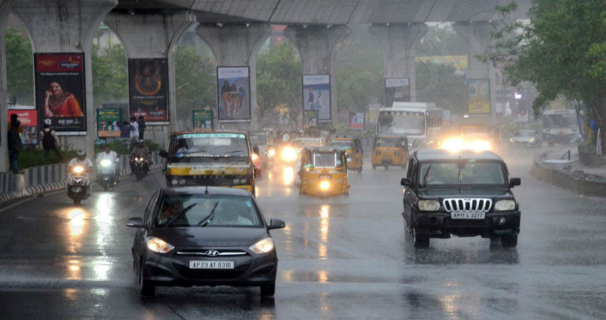 Rain in Andhra and Telangana