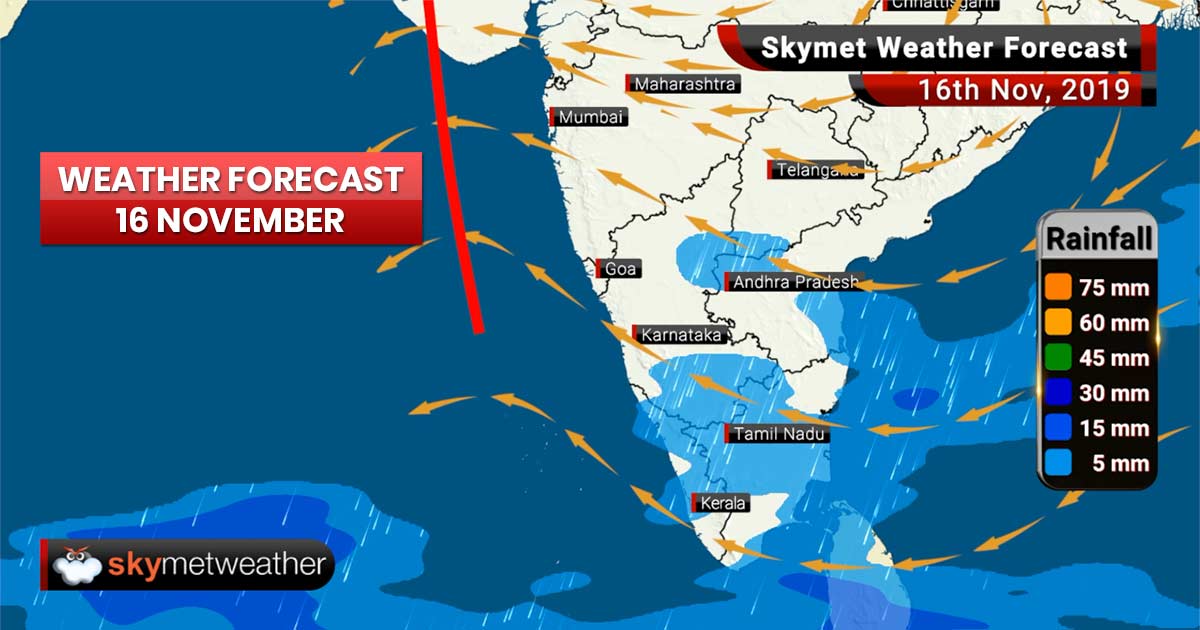 Weather Forecast Nov 16: Snow in Gulmarg, rain in Chennai and Bengaluru, toxic air in Delhi